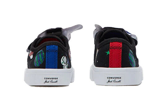 Converse Jack Purcell Toddler 2V Strap Trainers / Black Space / RRP £32
