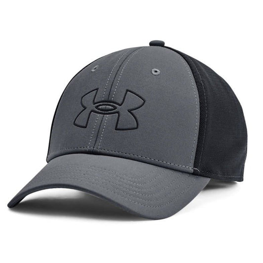 Under Armour Men's Iso-Chill Mesh Golf Cap / Grey Black / RRP £30