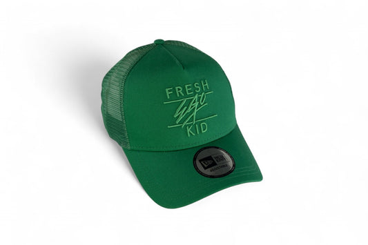 Fresh Ego Kid Mens OG Script Trucker Cap / Green / RRP £35