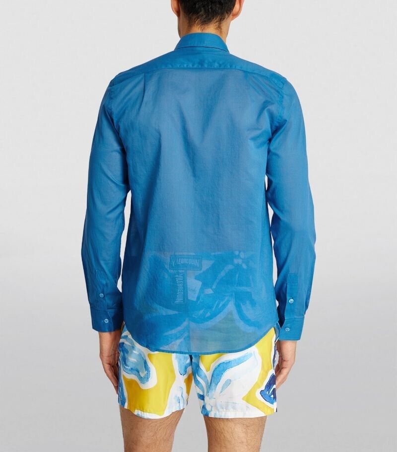 Vilebrequin Light Cotton Shirt / Unisex Caracal / Light Blue / RRP £165