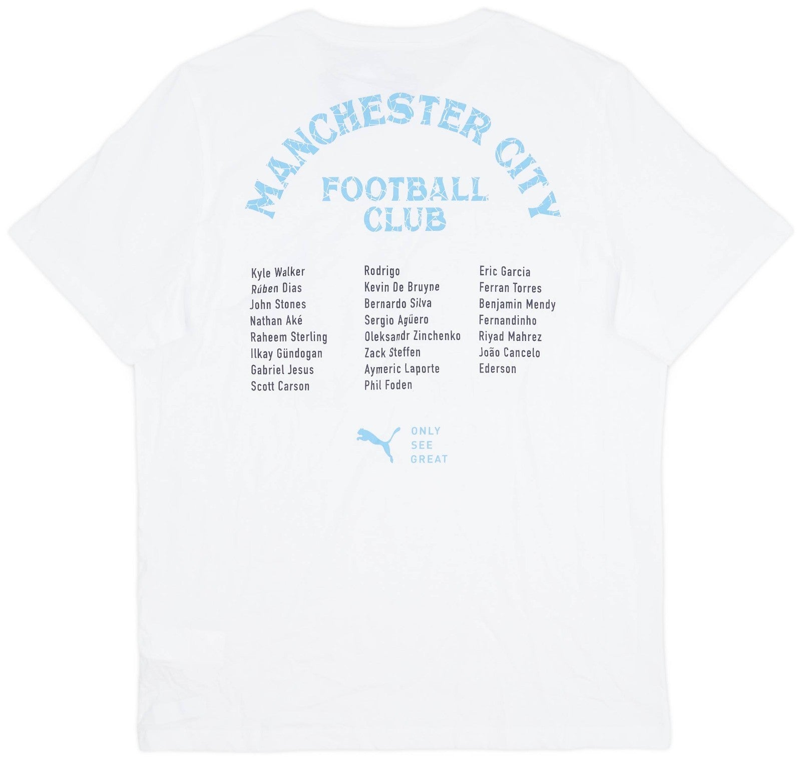 Puma Mens 2020-21 Manchester City Puma Winners Tee / White / RRP £24.99