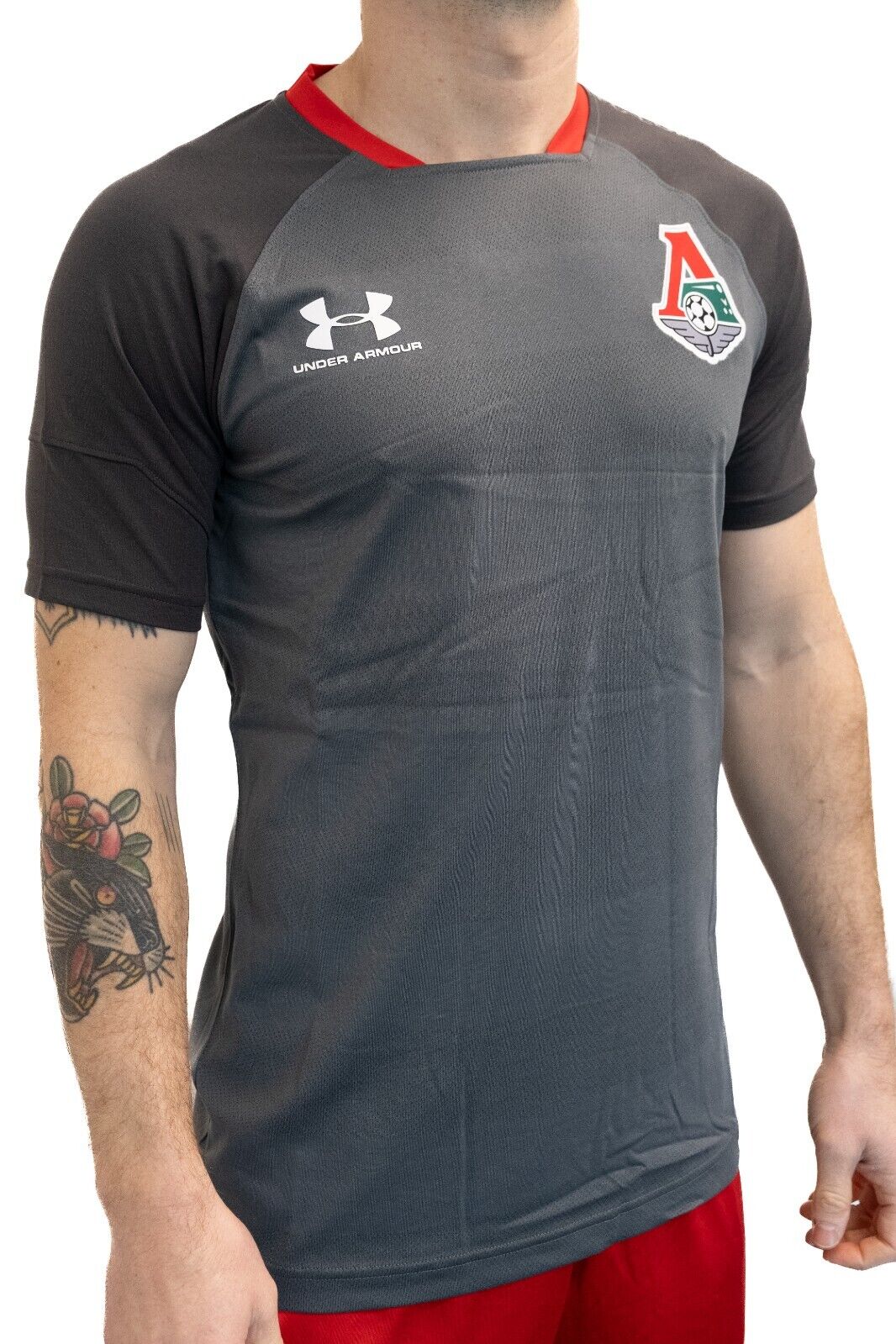 Under Armour 2019-20 Lokomotiv Moscow Training Tee / Grey / Mens / RRP £29.99