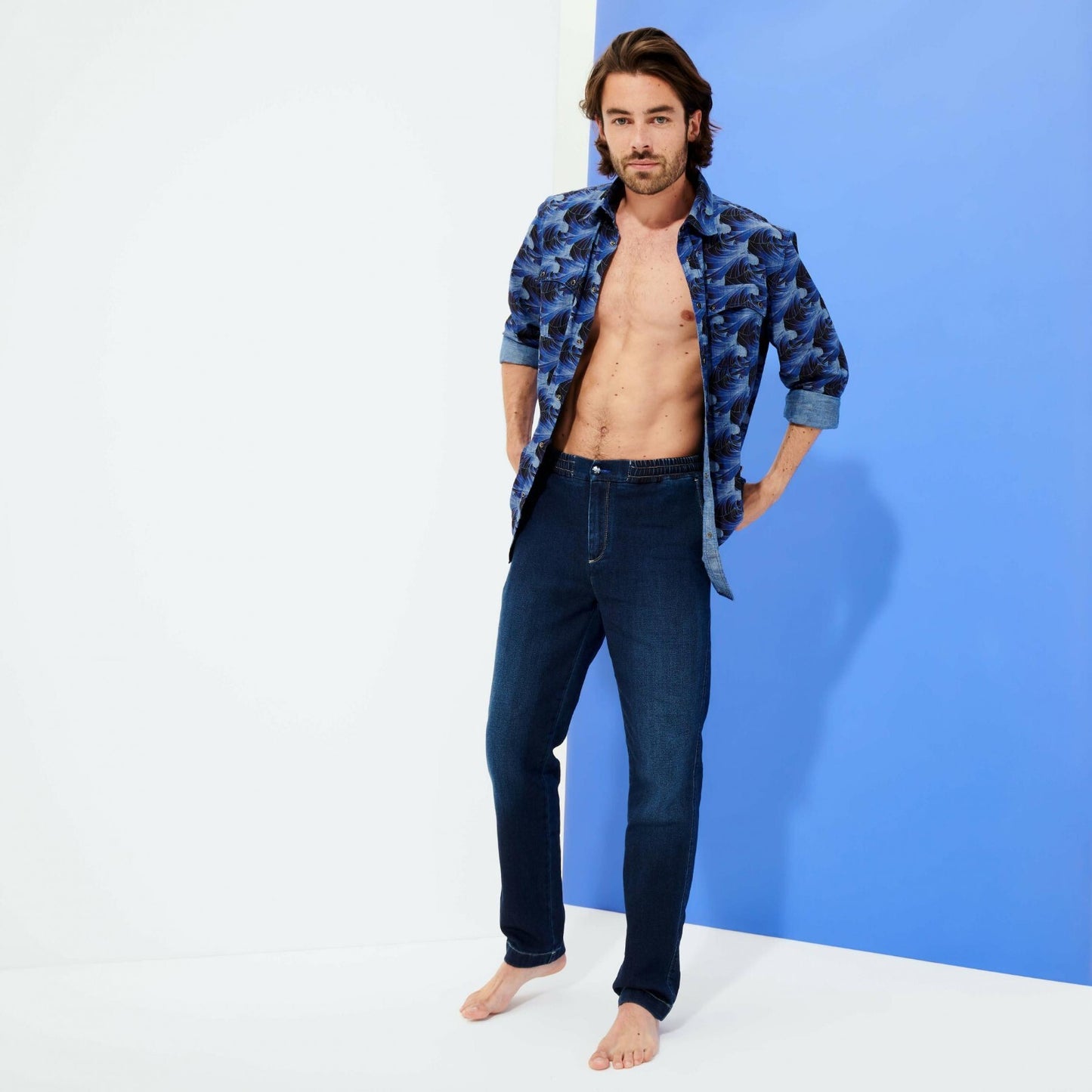 Vilebrequin Denim Chino Pant / Dark Navy / Mens / RRP £315