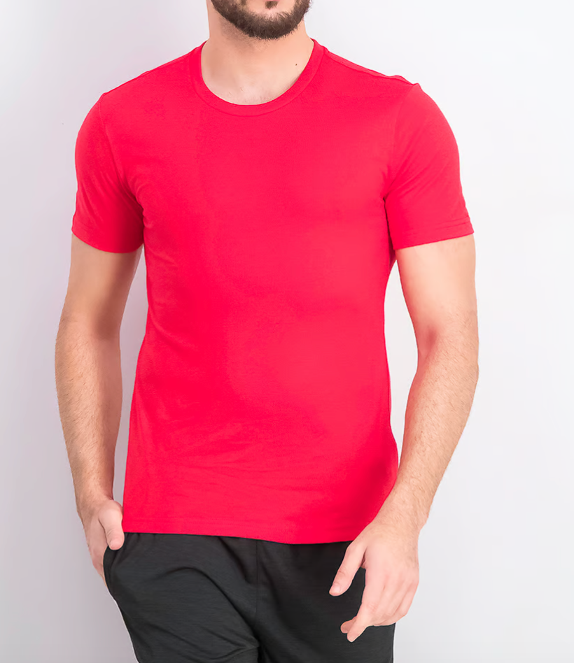 Reebok Mens Solid Short Sleeve T-shirt / BNWT / Red / RRP £22