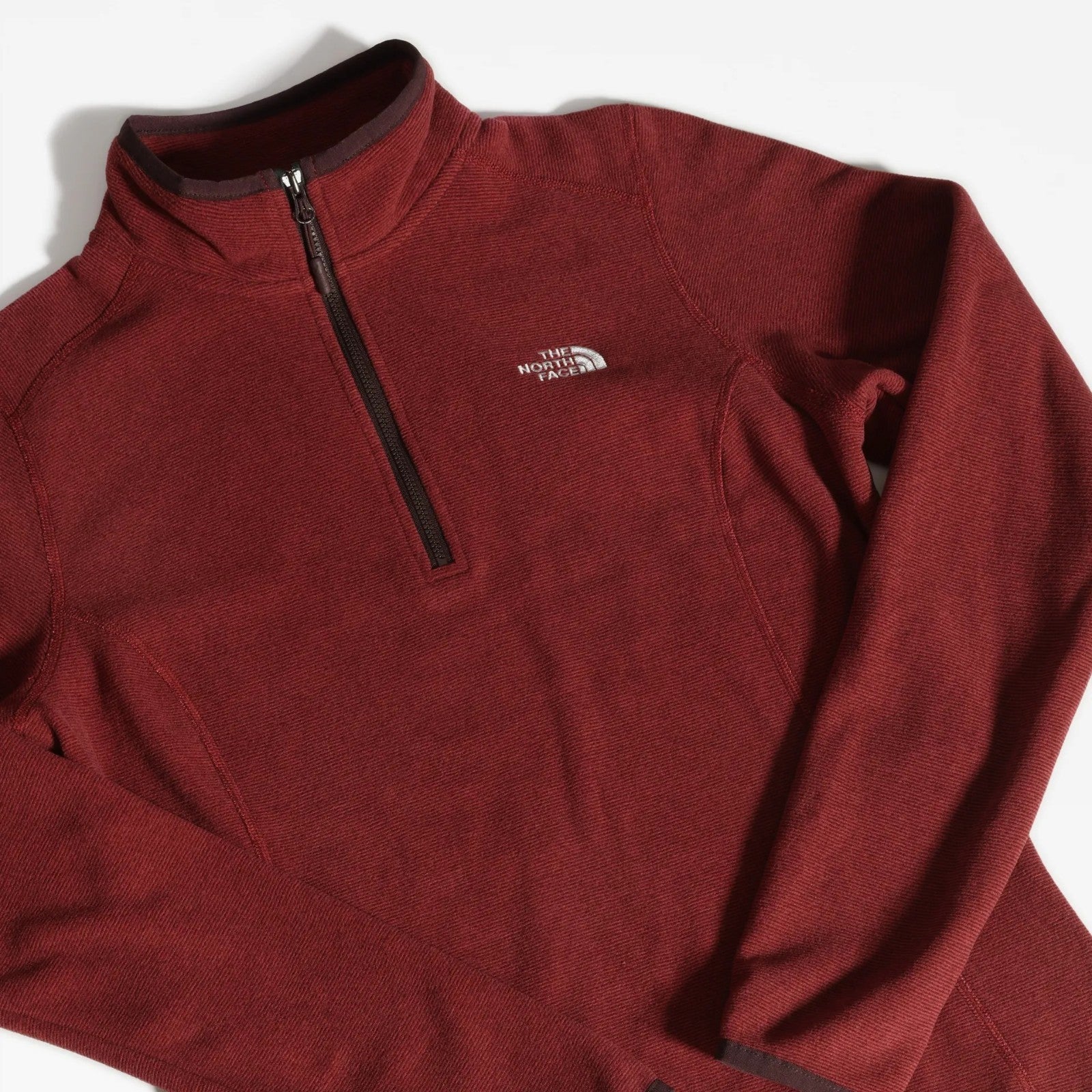 The North Face Womens 100 Glacier Full Zip Fleece / Root Brown / RRP £65