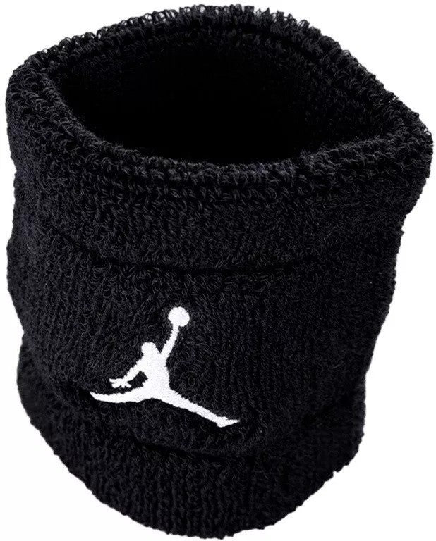 Nike Jordan Terry Fleece Jumpman Wristbands / Black / RRP £22