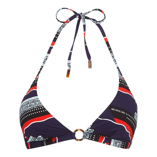 Vilebrequin Womens Flechett Bikini Top / Blue Red White / RRP £130