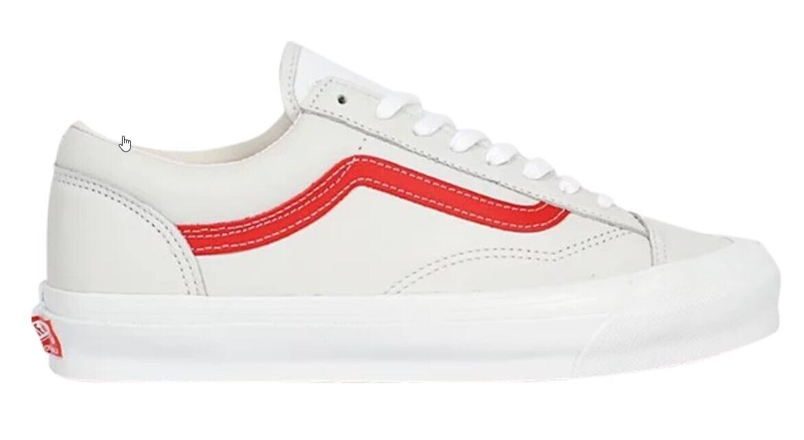 Vans Mens OG Style 36 LX 'True White Red' / RRP £90