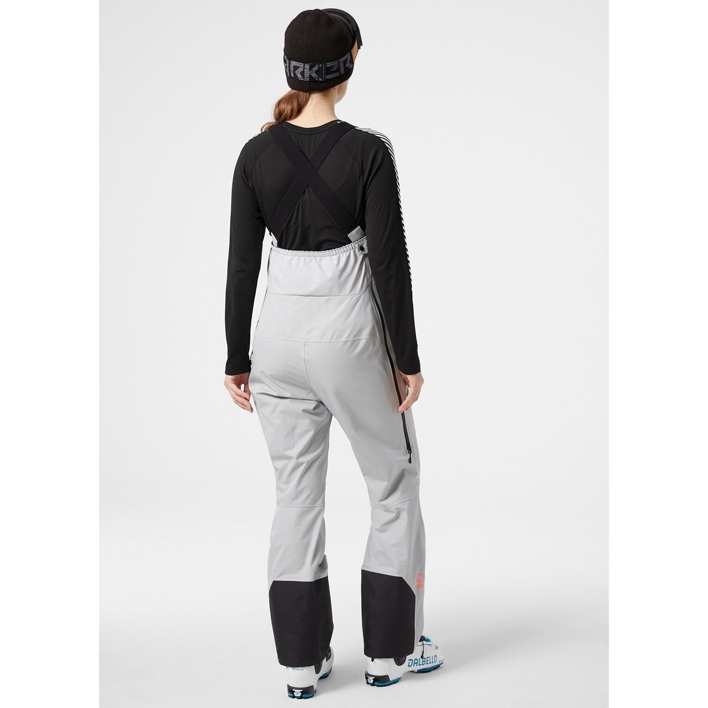 Helly Hansen Womens Ski Snow Sailing Bib / Elevation Infinity / Grey / RRP £170