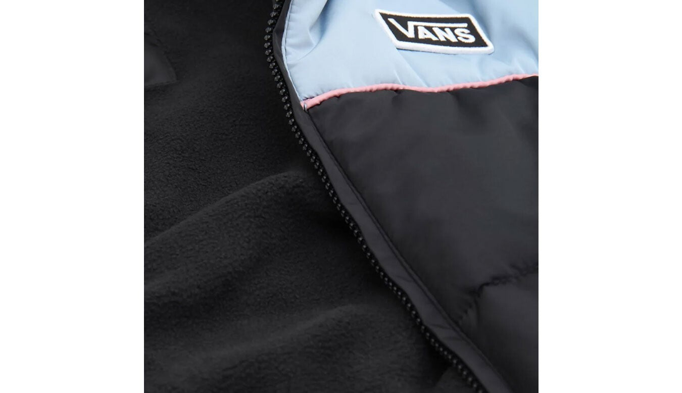 Vans Womens Hard Rain MTE Puffer Jacket / Black Blue / RRP £130