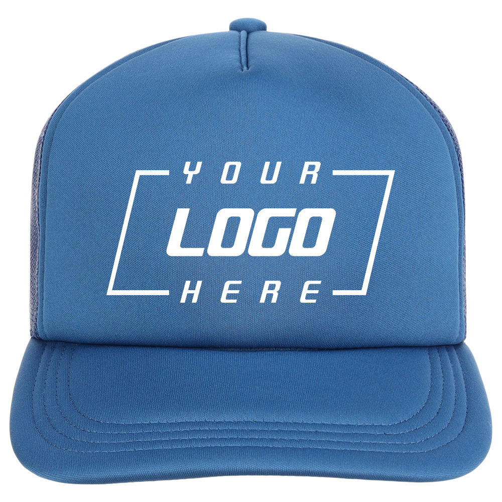 Unisex Plain Screen Foam Trucker Hat / Teal / £20