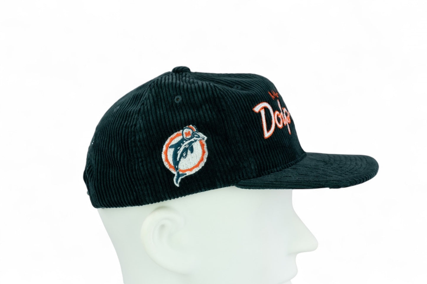 Mitchell & Ness Miami Dolphins Retro Cord Snapback / Teal Green / RRP £30