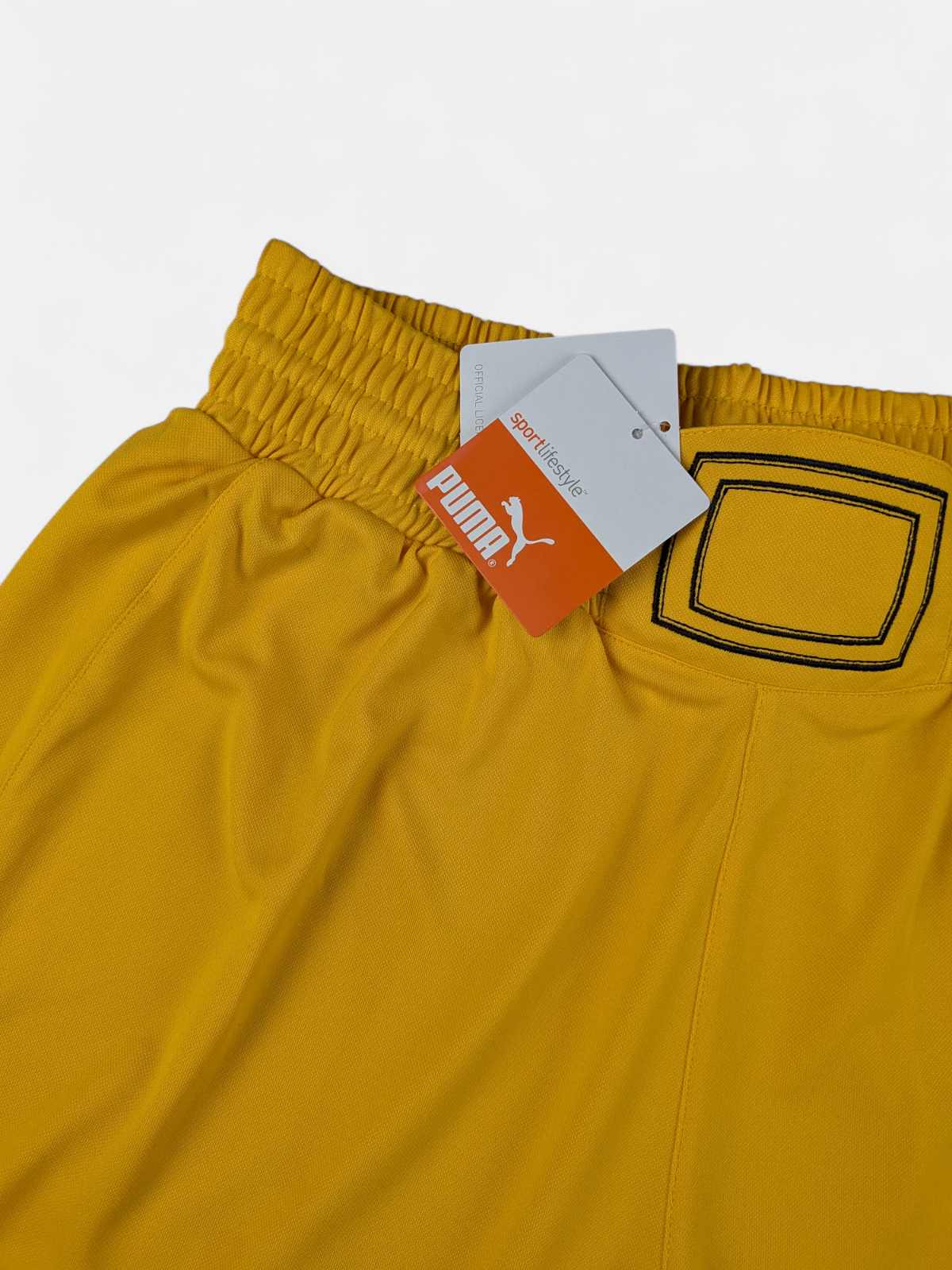 PUMA Mens 2011-12 AEK Athens Home Football Shorts / BNWT / Yellow / RRP £25