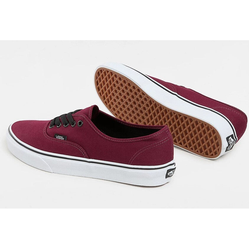 Vans Unisex Authentic Low Trainers / Red Port Black / RRP £57