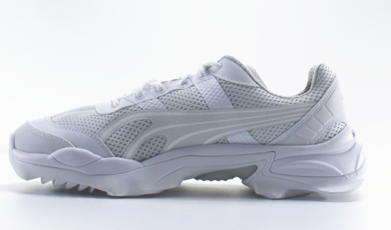 Puma Nitefox Crossin' White Textile Mens Lace Up Trainers / BNIB