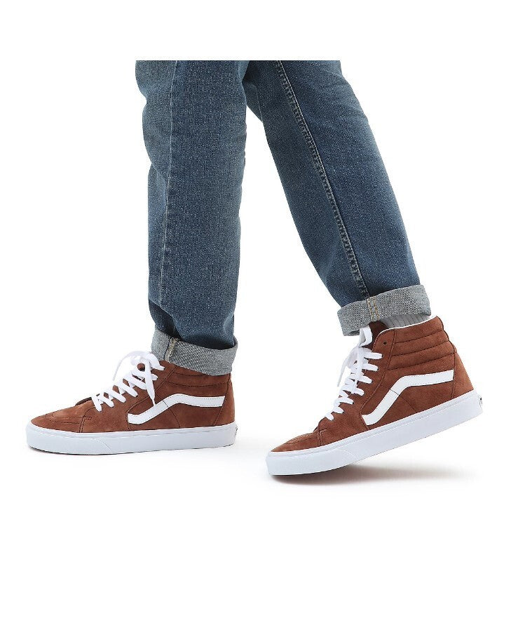 Vans Mens Sk8-Hi Trainers / Brown Suede / RRP £90