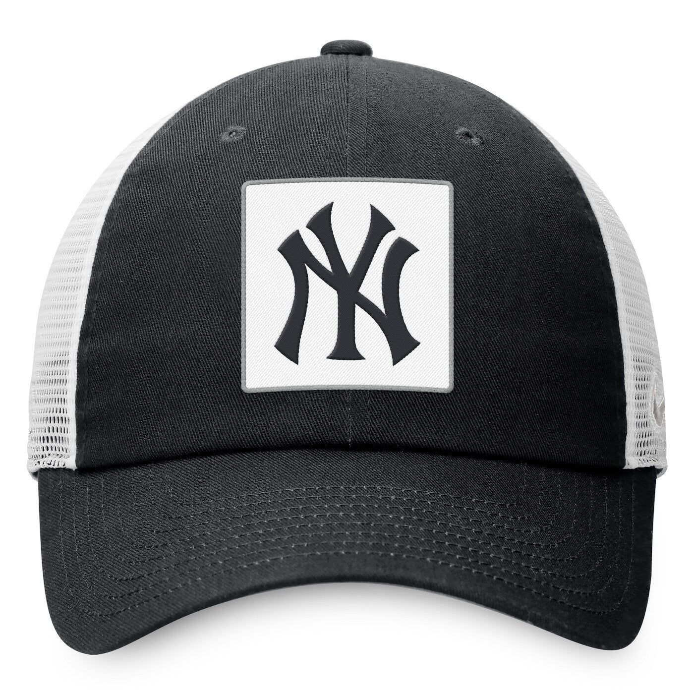 Nike New York Yankees MLB Rise Structured Trucker Cap / Black White / RRP £38