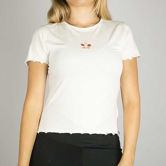 Vans Brighton Flower T-Shirt / Marshmellow / Womens / RRP £28