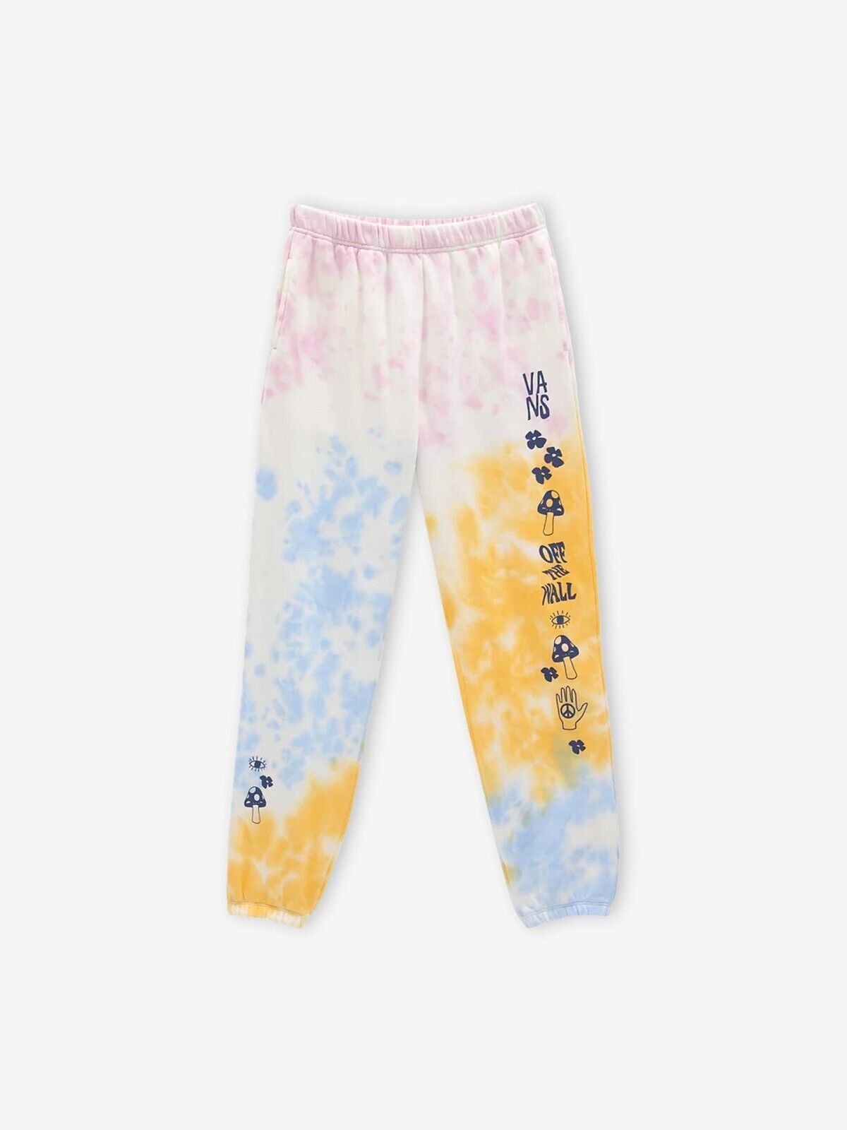 Vans Womens Mascy Daze Tri Dye Trousers / Pink / RRP £55