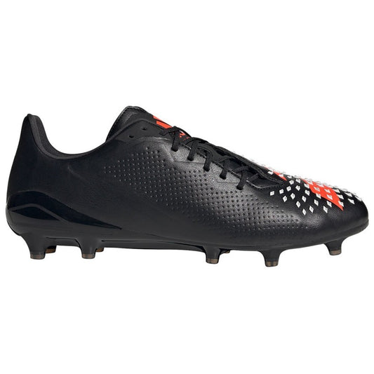Adidas Men’s Predator Malice Low (FG) Rugby Boots / Black Red White / RRP £180
