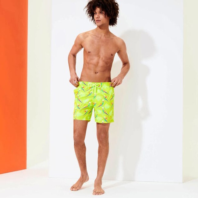 Vilebrequin Swim Shorts / Men’s / Moorea / Green Lime / RRP £180