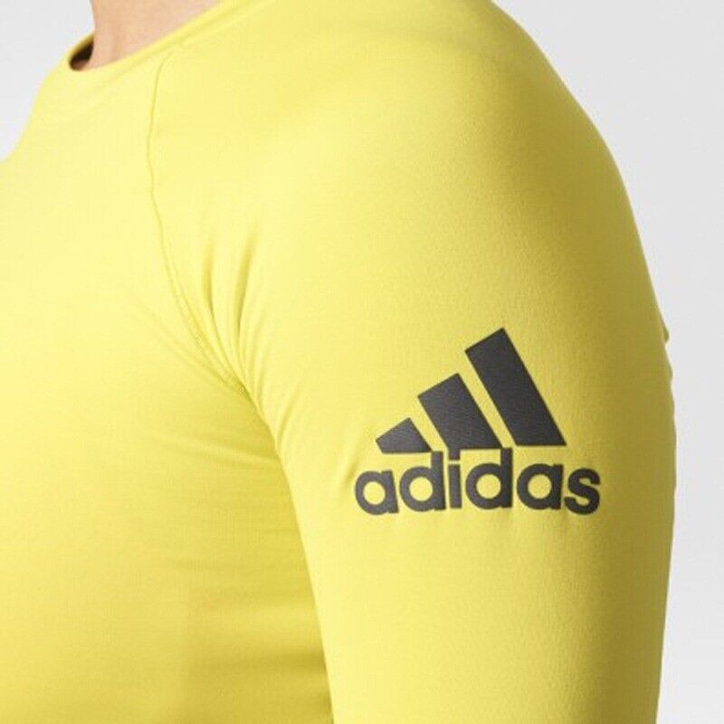 Adidas Women's Climaheat Long Sleeve Fitness Gym Top / Yellow / RRP £70