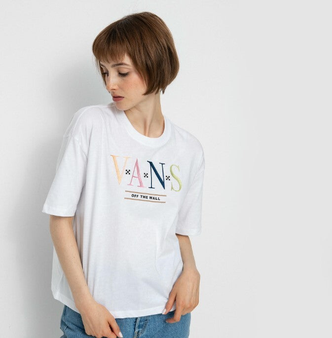 Vans Women's Boo Kay T-Shirt / Marshmallow/ RRP £25