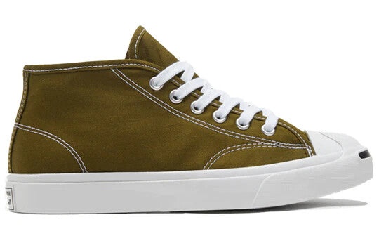 Converse Unisex Jack Purcell Mid Trainers / Moss Khaki Green / RRP £70