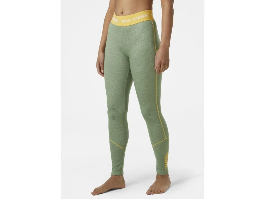Helly Hansen Womens LIFA Merino Midweight Leggings / Jade Green / RRP £65