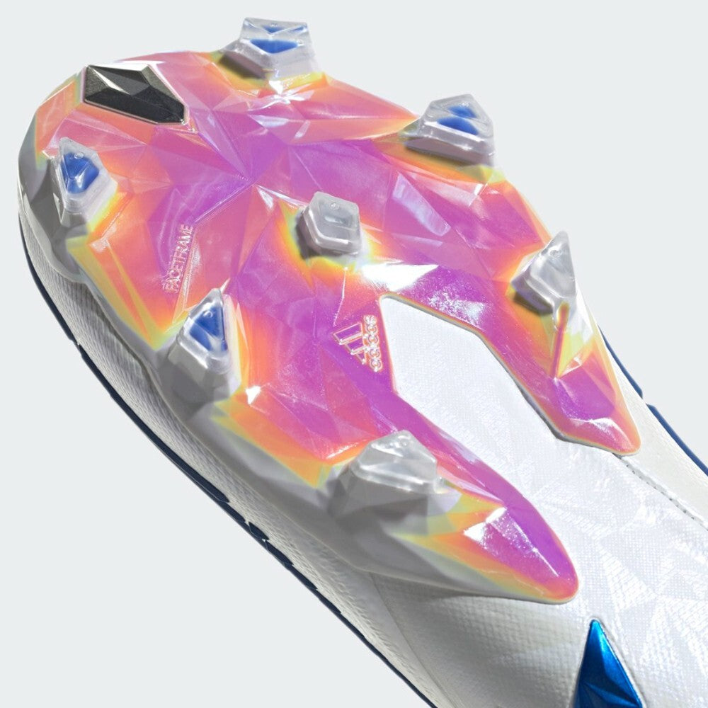 Adidas Unisex Predator Edge+ FG Football Boots / White Blue / RRP £230