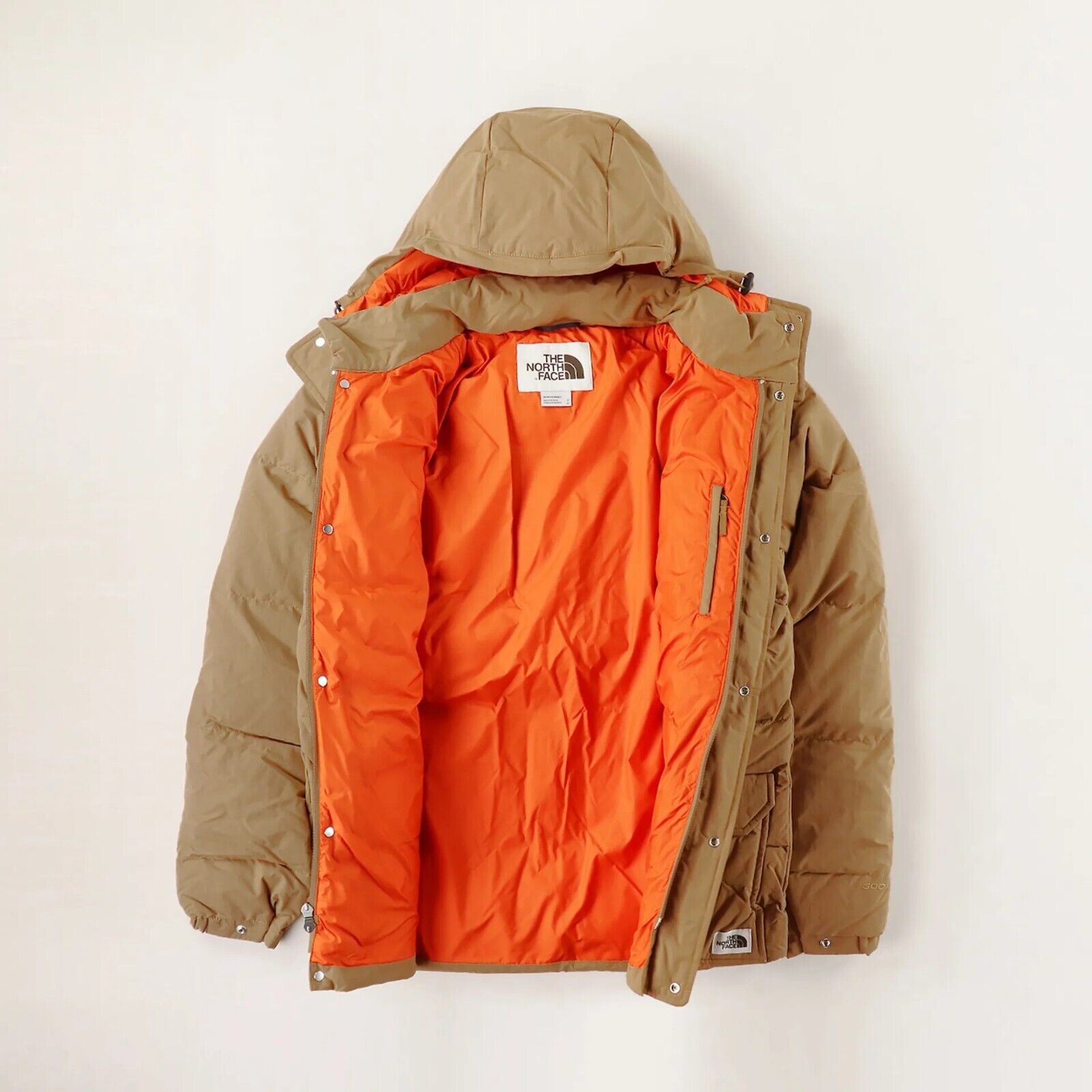 The North Face Mens Down Sierra Puffer Jacket / Cedar Brown Orange / RRP £315
