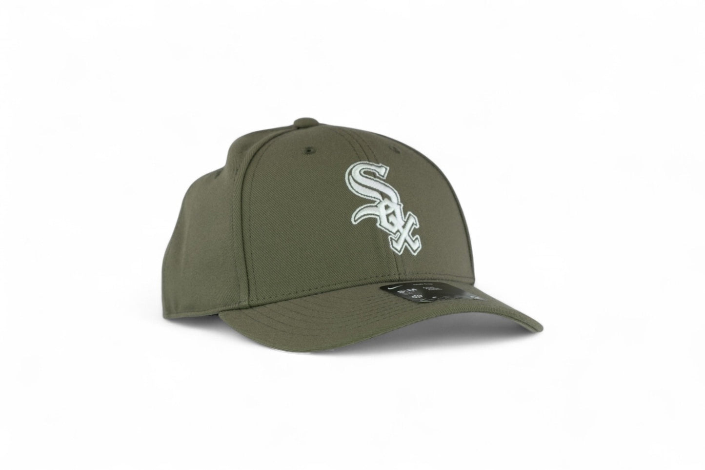 Nike Adult Chicago White Sox MLB Club Structured Cap / Olive / RRP £25
