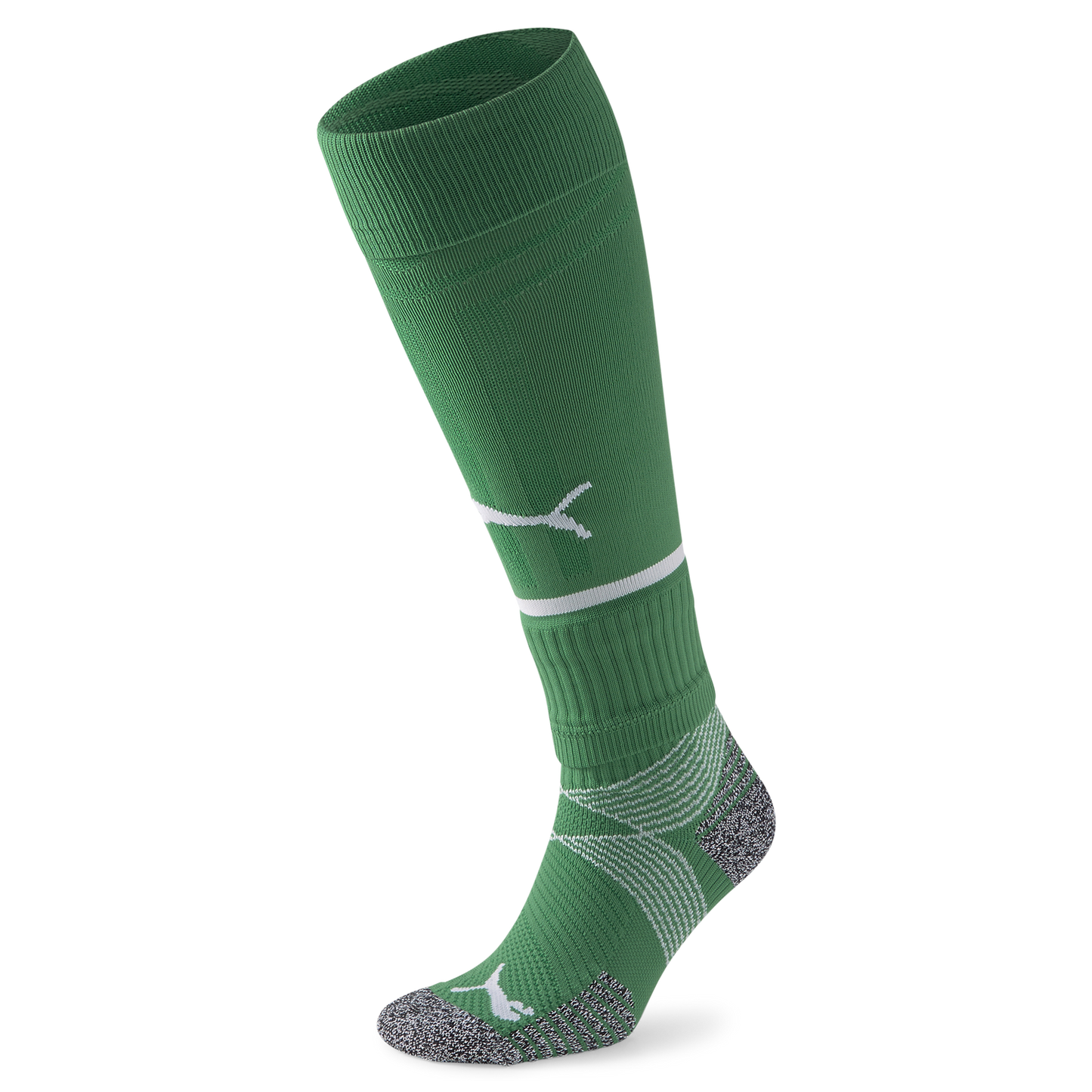 Puma Kids Manchester City 2-IN-1 Football Socks / Green / RRP £16