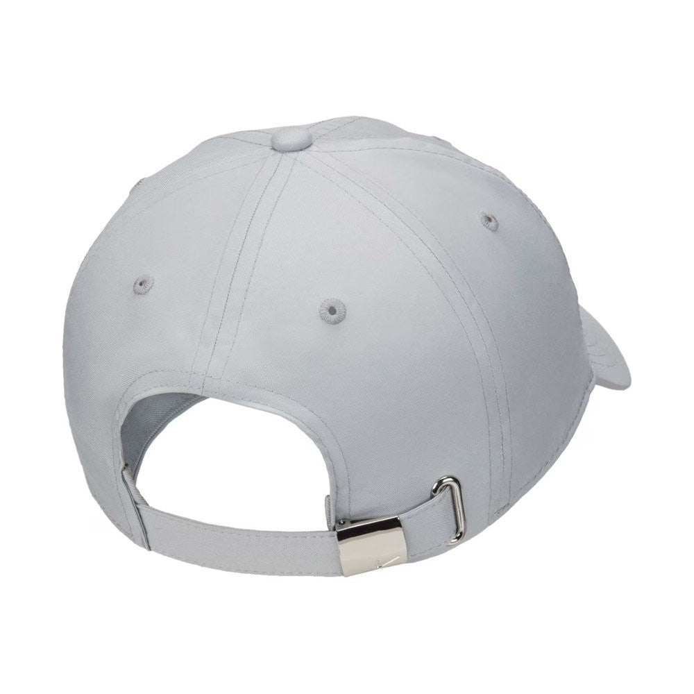 Nike Adult Dri-FIT Club Cap Metal Swoosh / Grey / RRP £25