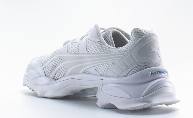 Puma Nitefox Crossin' White Textile Mens Lace Up Trainers / BNIB