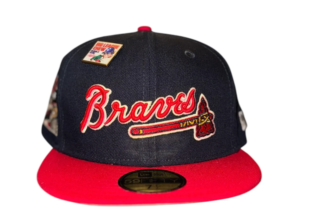 Atlanta Braves 59FIFTY New Era Hat / Navy Red / RRP £45
