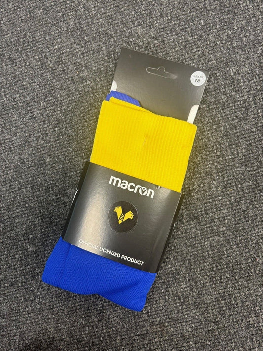 Macron Men's Hellas Verona Home Football Socks / 20-21 / Blue / RRP £15