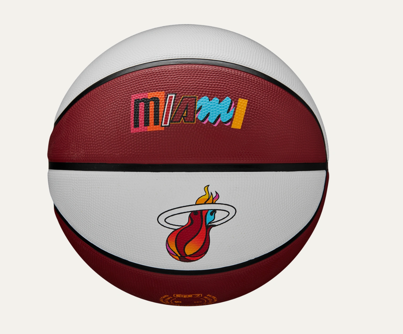 Wilson Miami Heat Team City Edition Basketball / Size 7 / RRP £75