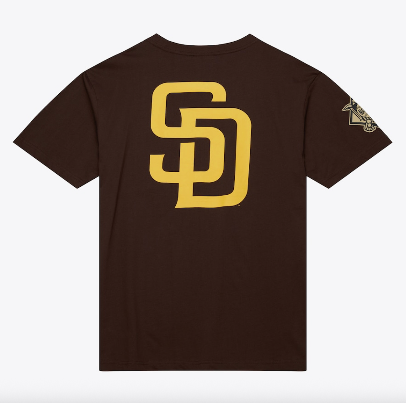 Mitchell & Ness Mens San Diego Padres MLB Team Tee / Brown / RRP £25