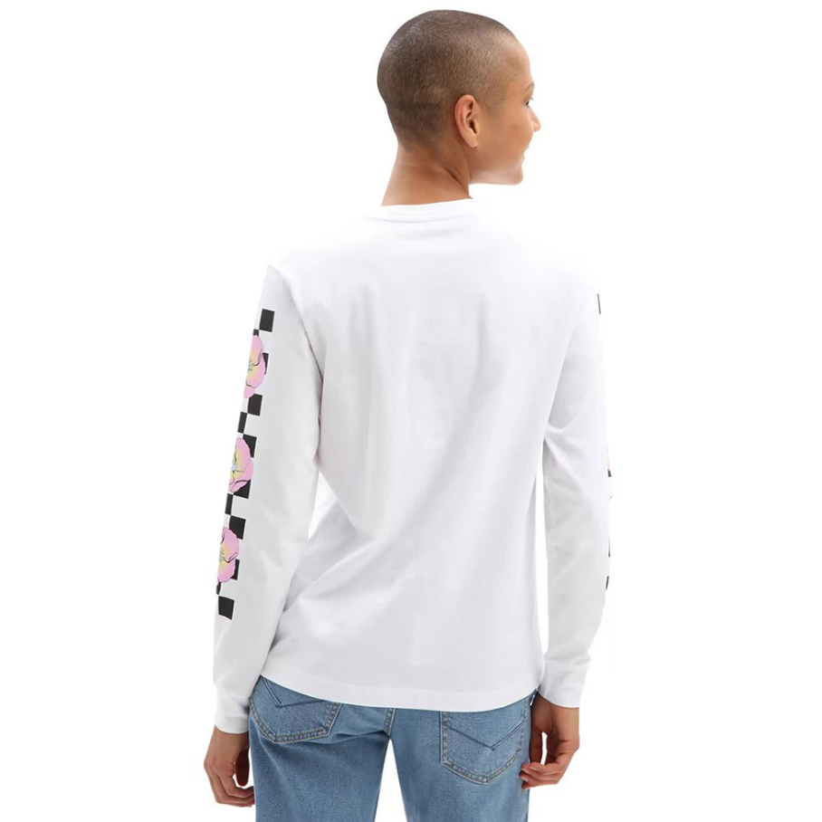 Vans Troppy V L/S T-shirt/ White / Women / RRP £30