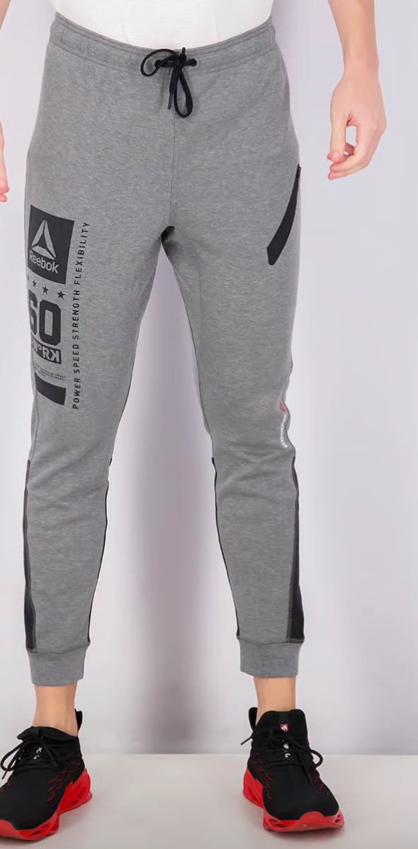Reebok Mens Sport Fit One Series Drawstring Trousers / BNWT / Grey / RRP £52