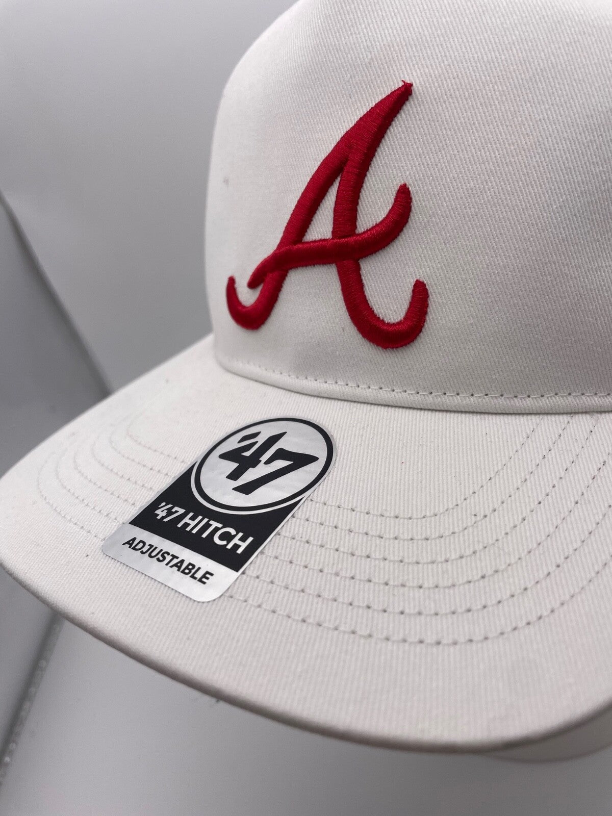 Atlanta Braves '47 New Era Sure Shot Snapback Hat / White / RRP £34