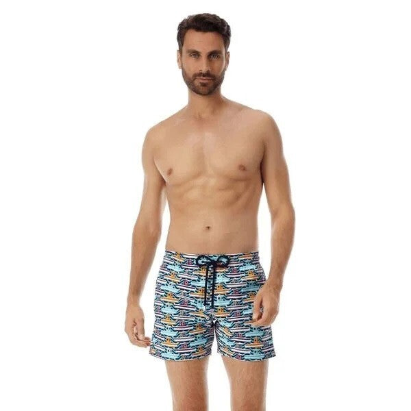 Vilebrequin Swim Shorts / Mens / Moorise / Blue Boat / RRP £220