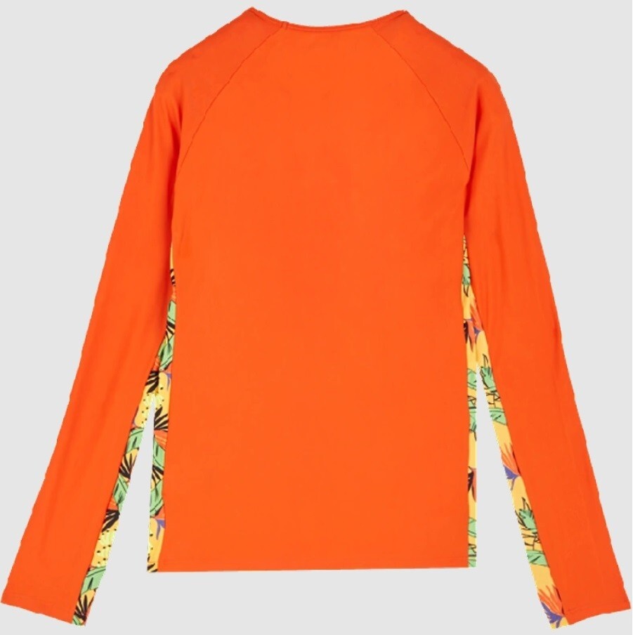 Vilebrequin Womens Long Sleeve Pool T-Shirt / Orange / RRP £90