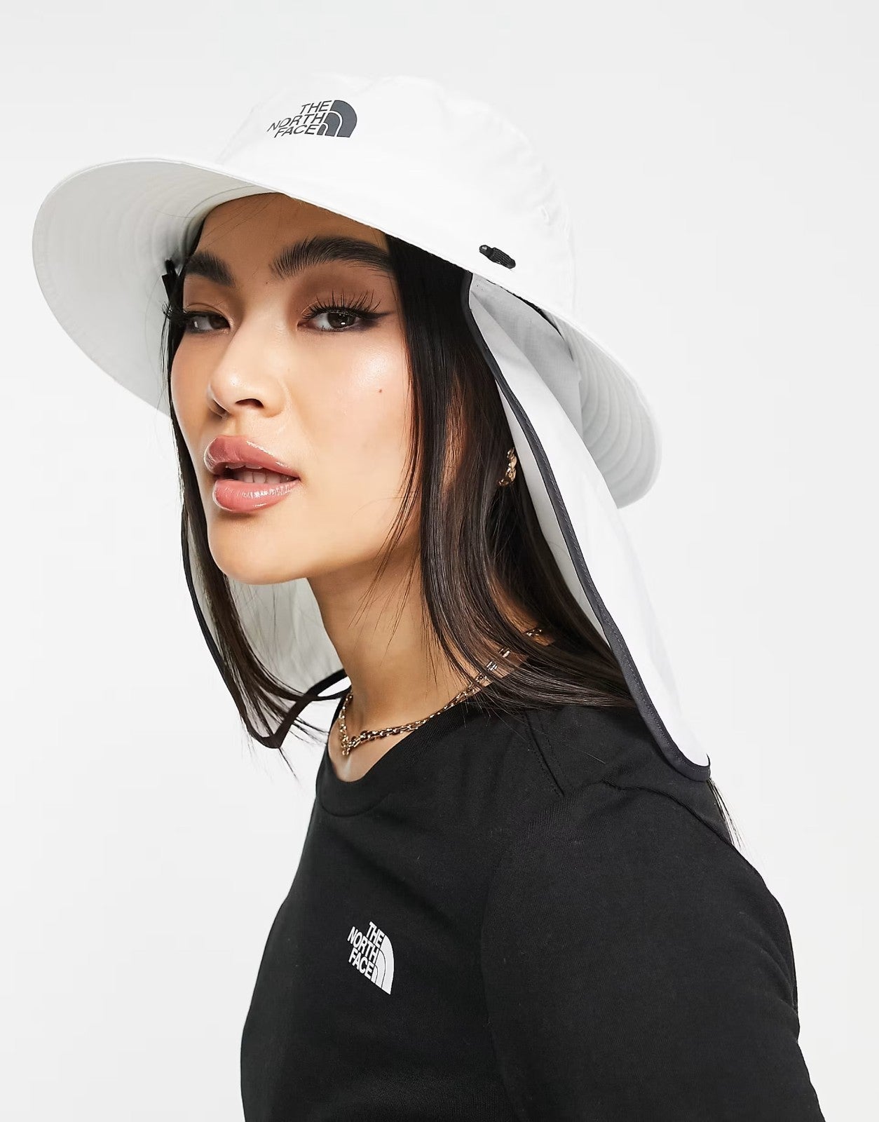 The North Face Flyweight Bucket Hat / TNF White/Asphalt Grey / RRP £30