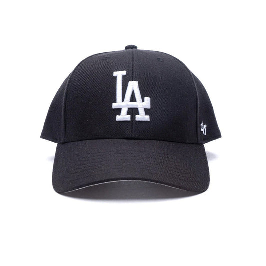 47 Brand Adult Los Angeles Dodgers MVP Cap / Black White / RRP £24