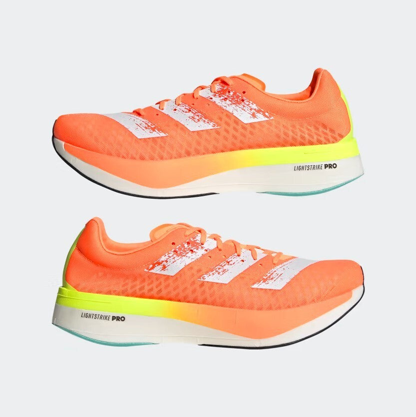 Adidas Mens Adizero Adios Pro Running Trainers / Orange White / RRP £170