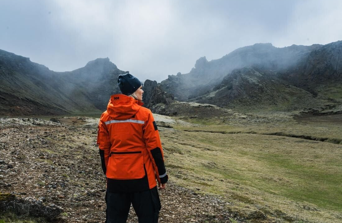 Helly Hansen Womens Arctic Patrol 3-in-1 Parka Coat / Orange Black / RRP £1000