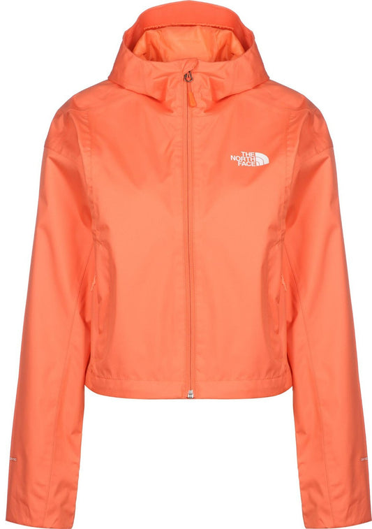 The North Face Women's Cropped Quest Wind Rain Jacket / Orange / RRP £100