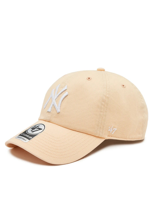 47 Clean Up No Loop Label Womens Cap / N.Y Yankees / Apricot / BNWT / RRP £25